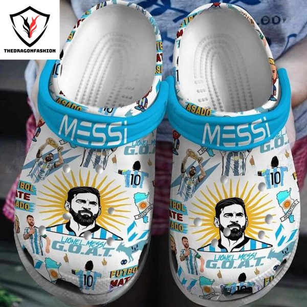 Lionel Messi The GOAT For Kids And Adults Crocs