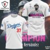 Los Angeles Dodgers Teoscar Hernandez Champion Home Run Derby 2024 3D T-Shirt