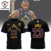 Los Angeles Lakers LeBron James We Are Family 3D T-Shirt