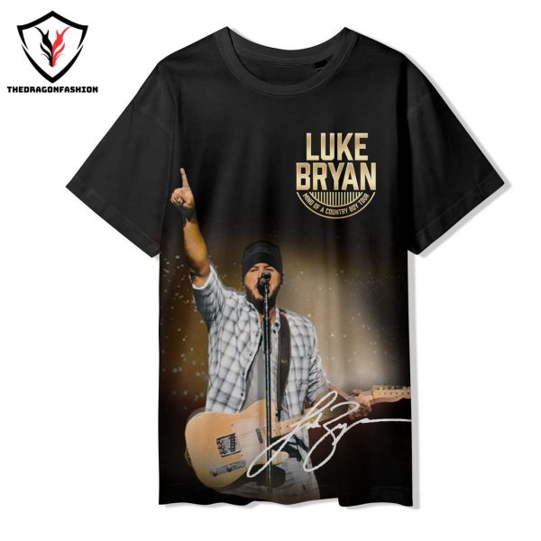 Luke Bryan Mind Of A Country Boy 3D T-Shirt