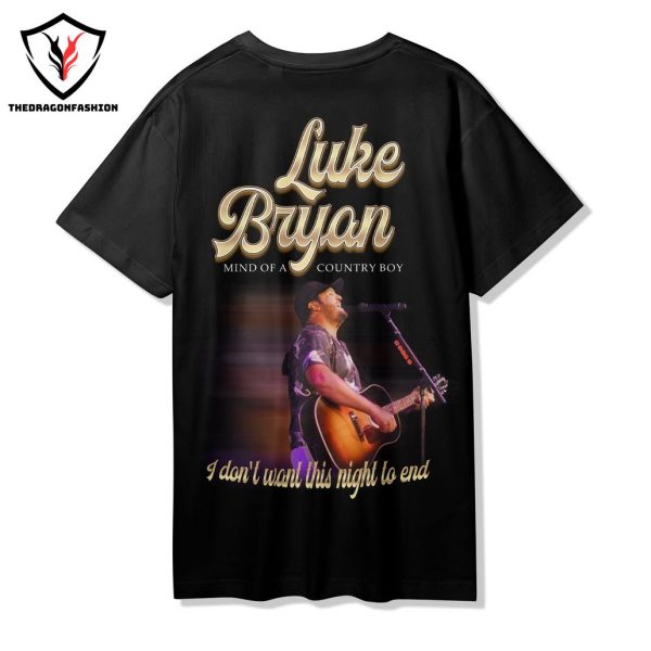 Luke Bryan Mind Of A Country Boy 3D T-Shirt