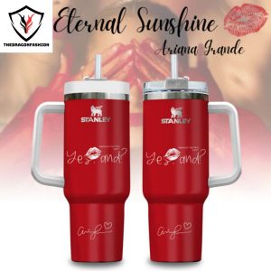 Ariana Grande Eternal Sunshine Music Tumbler With Handle And Straw