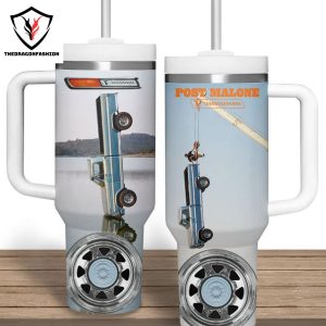 Post Malone For Fan Tumbler With Handle And Straw