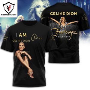 Celine Dion – Courage World Tour 3D T-Shirt