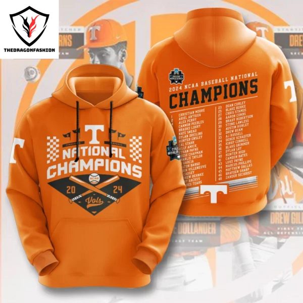 NCAA Baseball National Champs Tennessee Volunteers Hoodie