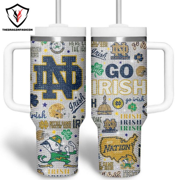 Notre Dame Fighting Irish National Tumbler With Handle And Straw