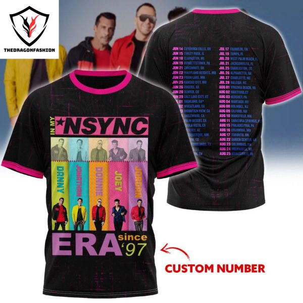 NSYNC Era Since 97 Design 3D T-Shirt