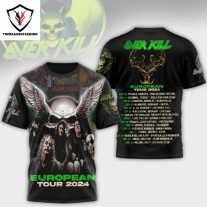 Over Kill – European Tour 2024 3D T-Shirt