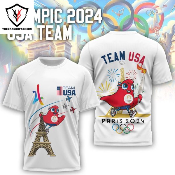 Olympic 2024 USA Team 3D T-Shirt