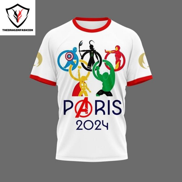 Olympics Paris 2024 Design 3D T-Shirt