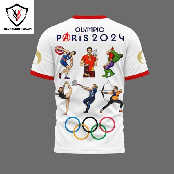 Olympics Paris 2024 Design 3D T-Shirt