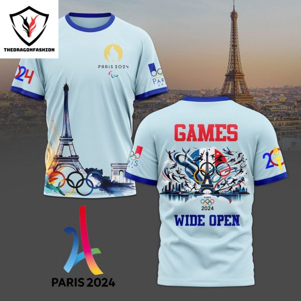 Paris 2024 Games Wide Open 3D T-Shirt