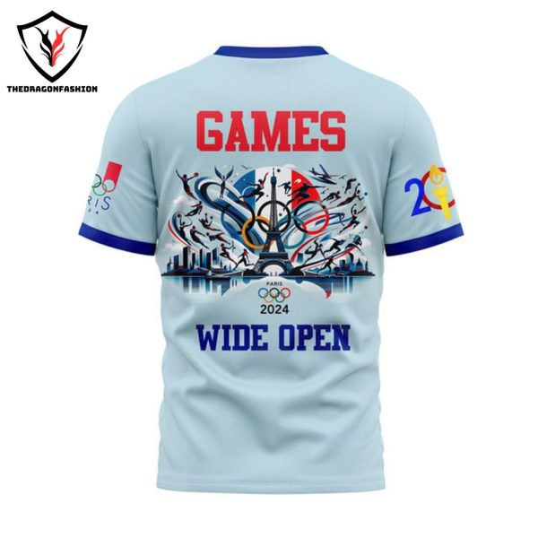 Paris 2024 Games Wide Open 3D T-Shirt