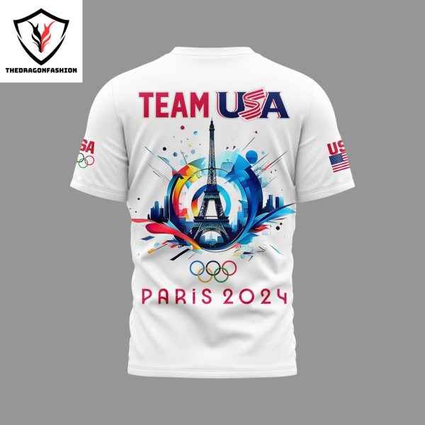 Paris 2024 Olympic Team USA 3D T-Shirt