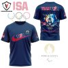 Personalized 2024 USA Basketball Olympic Games Paris 3D T-Shirt