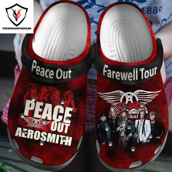 Peace Out Aerosmith The Farewell Tour Crocs