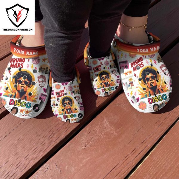 Personalized Bruno Mars Disco Crocs