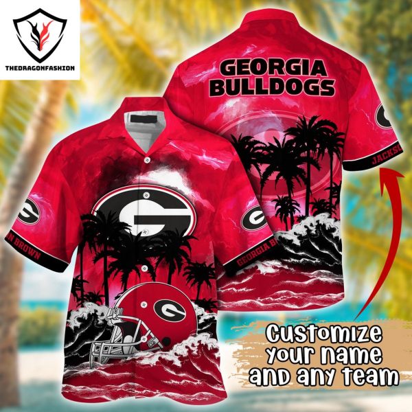 Personalized Georgia Bulldogs Summer Hawaiian Shirt