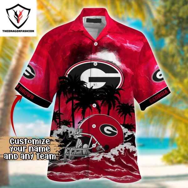 Personalized Georgia Bulldogs Summer Hawaiian Shirt