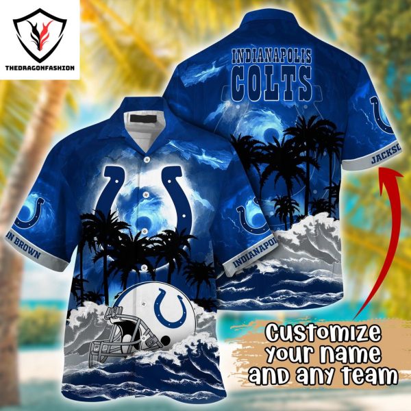 Personalized Indianapolis Colts Summer Hawaiian Shirt