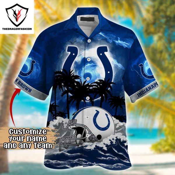 Personalized Indianapolis Colts Summer Hawaiian Shirt