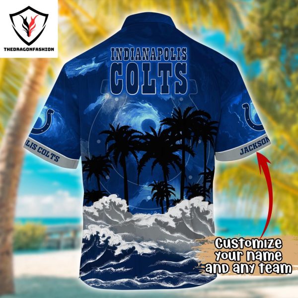 Personalized Indianapolis Colts Summer Hawaiian Shirt