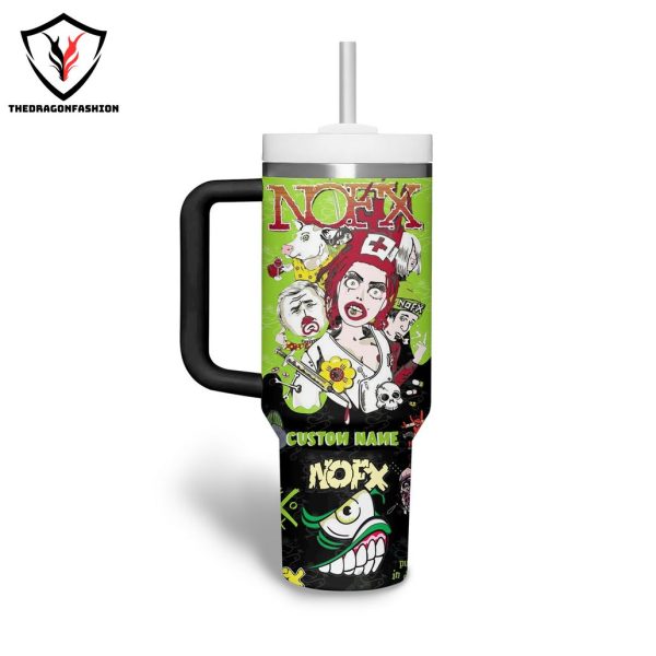 Personalized NOFX 2024 The Final Nofx Shows Tumbler With Handle And Straw