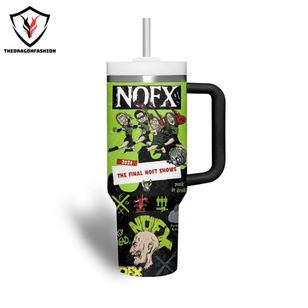 Personalized NOFX 2024 The Final Nofx Shows Tumbler With Handle And Straw