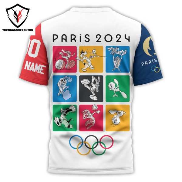 Personalized Olympic Paris 2024 3D T-Shirt