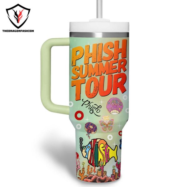 Personalized Phish Summer Tour Tumbler With Handle And Straw