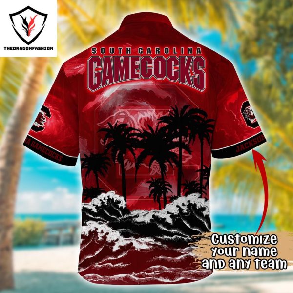 Personalized South Carolina Gamecocks Summer Hawaiian Shirt