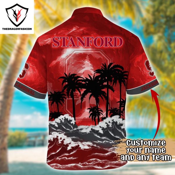 Personalized Stanford Cardinal Summer Hawaiian Shirt