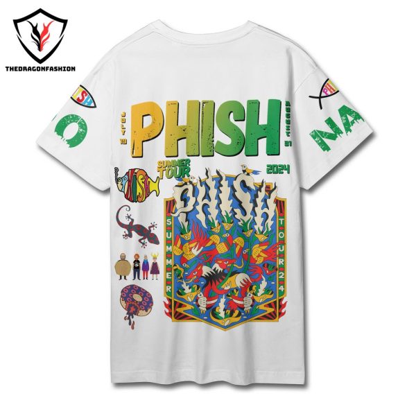 Personalized Phish Summer Tour 3D T-Shirt – White