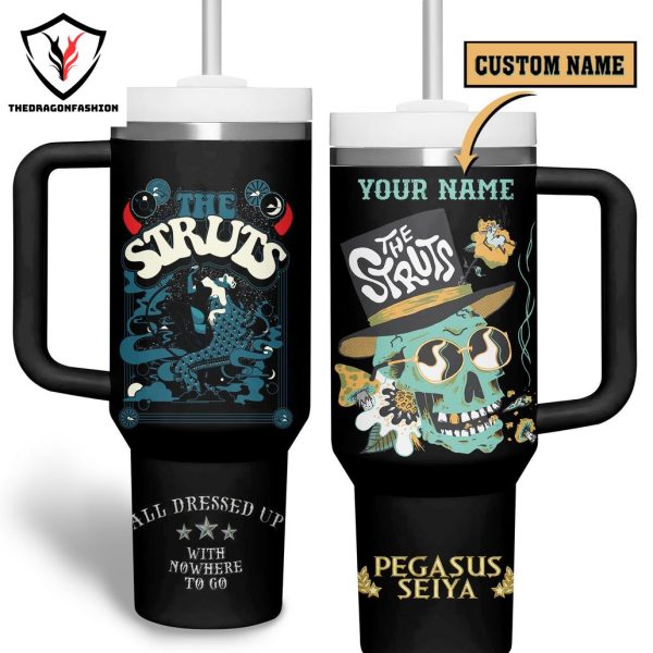 Personalized The Struts Pegasus Seiya Tumbler With Handle And Straw