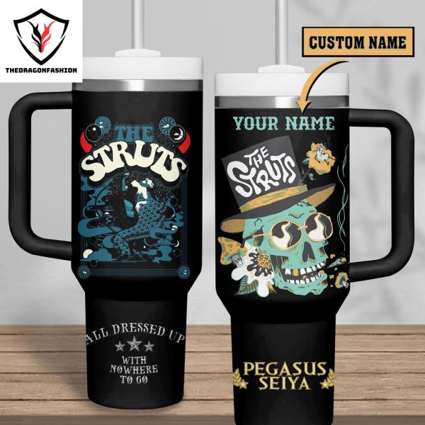 Personalized The Struts Pegasus Seiya Tumbler With Handle And Straw