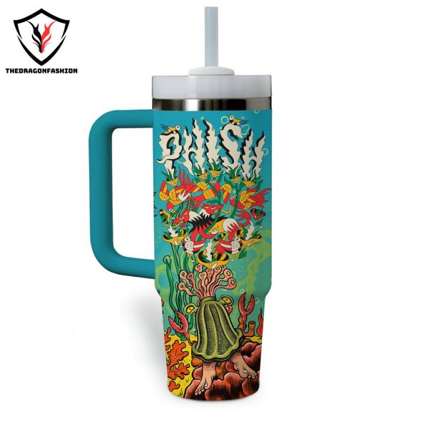 Phish Summer Tour 2024 Tumbler With Handle And Straw