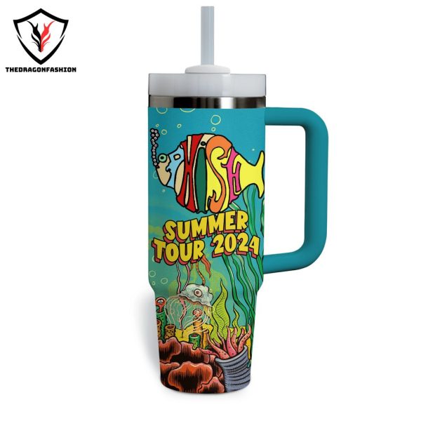 Phish Summer Tour 2024 Tumbler With Handle And Straw