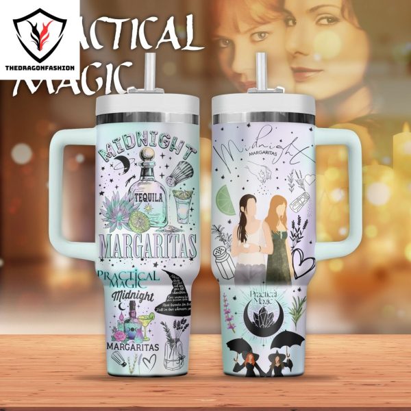 Practical Magic Midnight Margaritas Tumbler With Handle And Straw