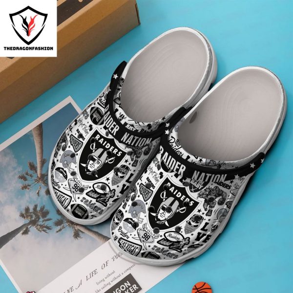 Raider Nation Las Vegas Raiders Crocs Shoes