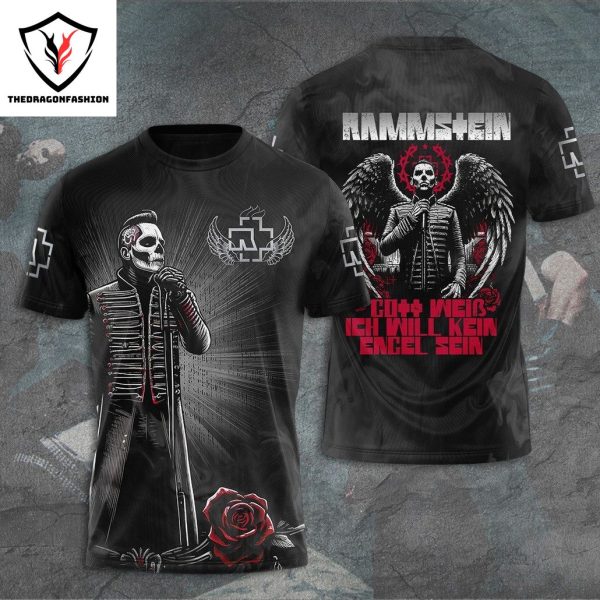 Rammstein Gott Weiss Ich Will Kein Engel Sein 3D T-Shirt