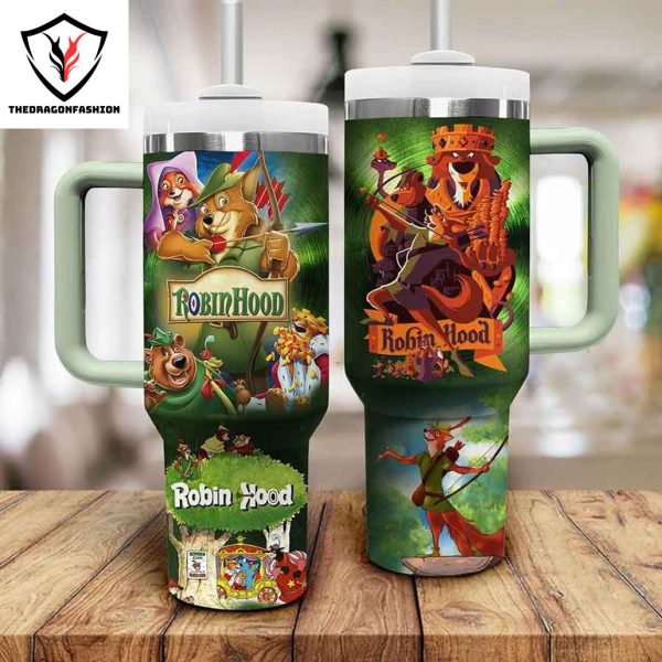 Robin Hood Tumbler With Handle And Straw