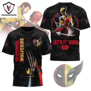 Let Go Deadpool And Wolverine 3D T-Shirt