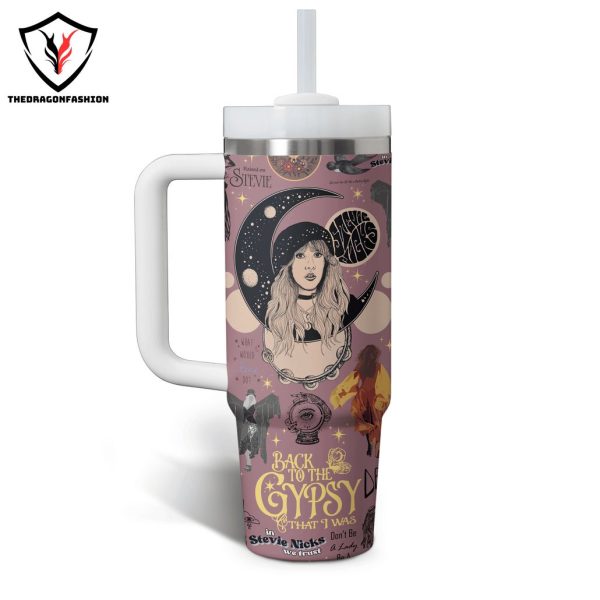 Sister Of The Moon Stevie Nicks Tumbler With Handle And Straw