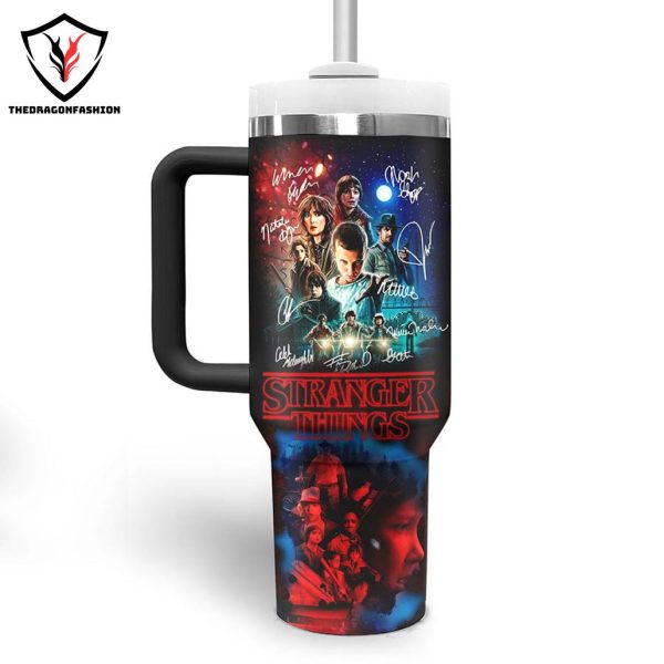 Stranger Things Signature Tumbler With Handle And Straw