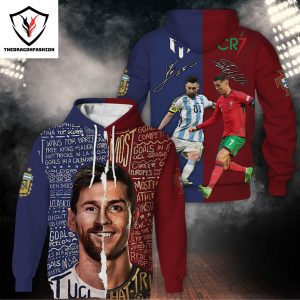 Two Goat – Two Legend – Messi and Ronaldo Hoodie