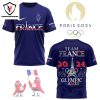 Team France Olympic Games 2024 3D T-Shirt – White