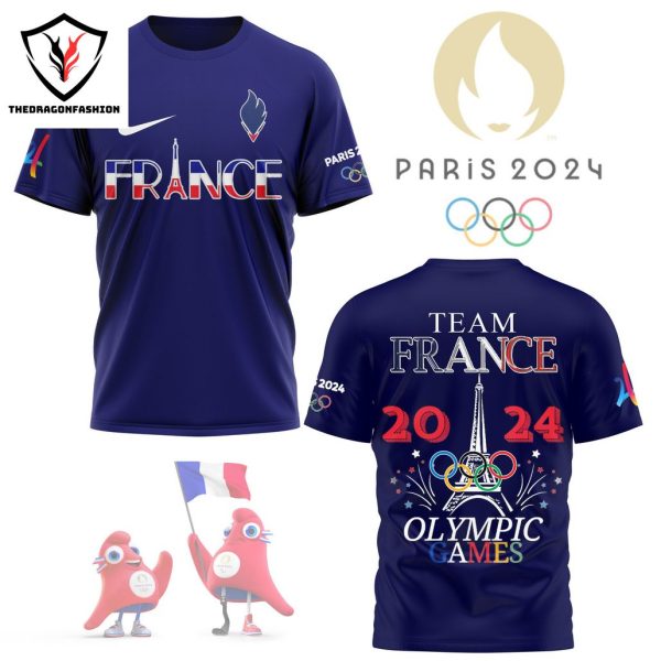 Team France Olympic Games 2024 3D T-Shirt