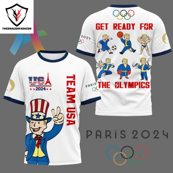 Team USA Get Ready For The Olympics 2024 3D T-Shirt