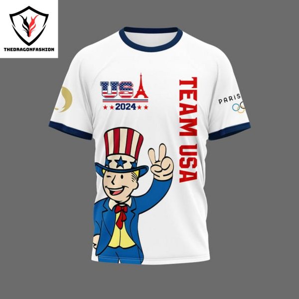 Team USA Get Ready For The Olympics 2024 3D T-Shirt