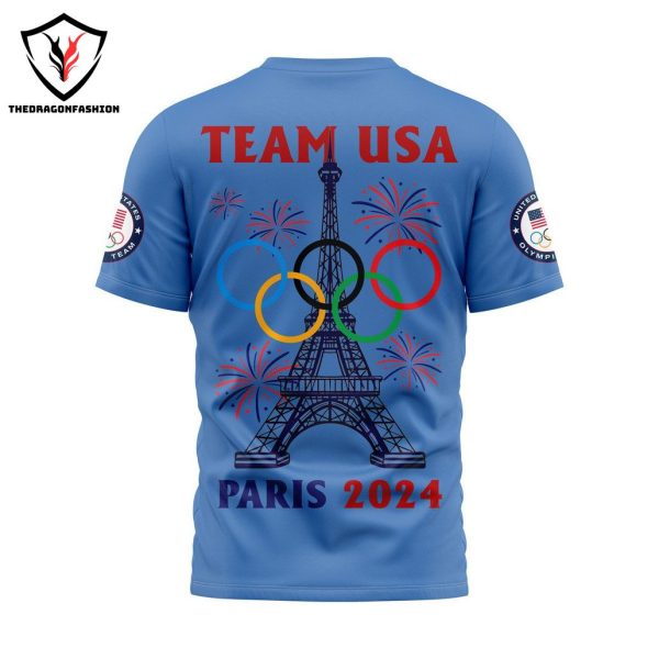 Team USA Paris Olympics 2024 3D T-Shirt